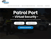 Tablet Screenshot of patrolport.com